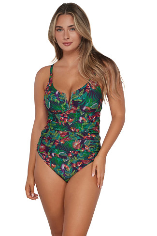 WELCOME TO RIO Zuri V-Wire Tankini Top (D+ Cup)