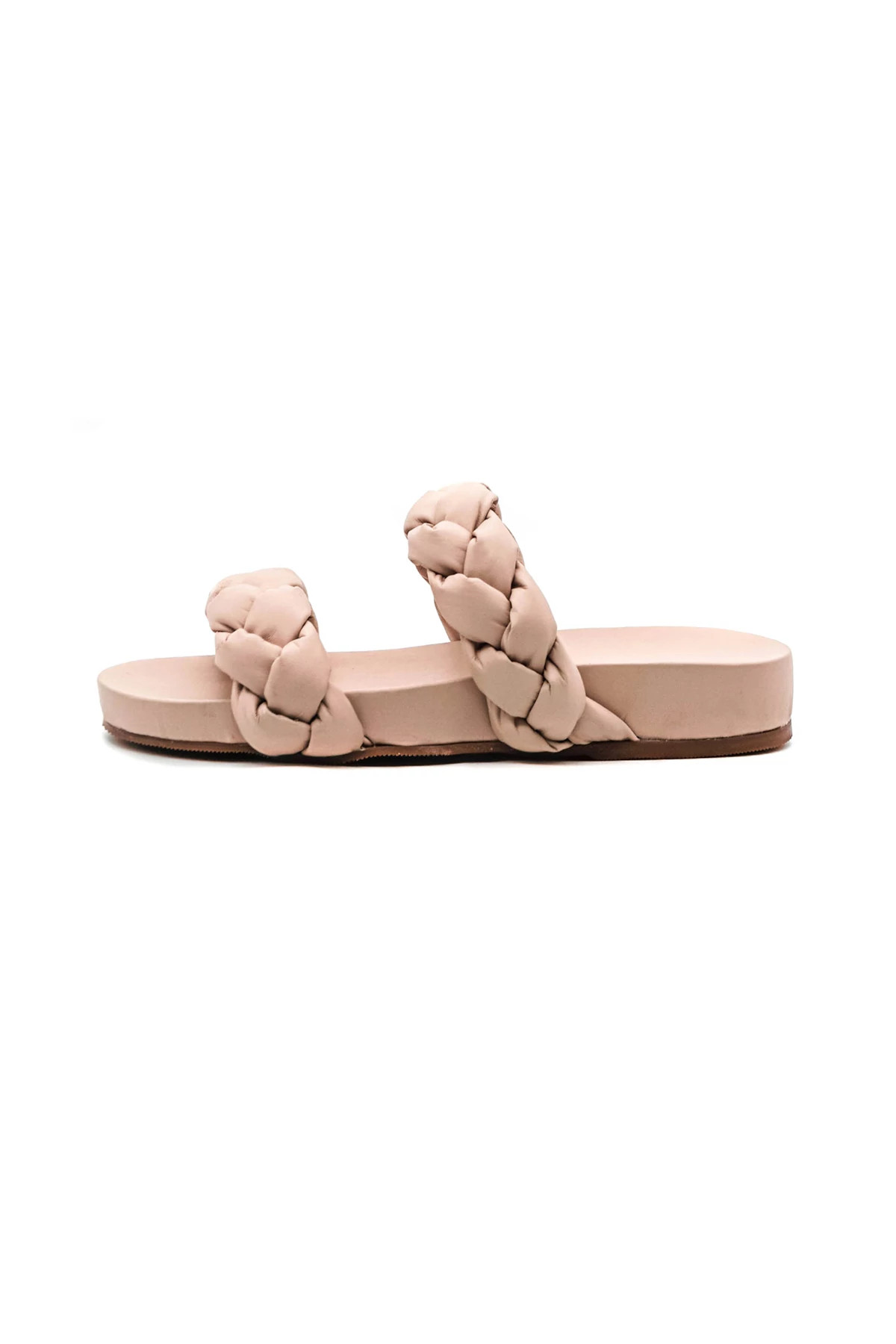 BLUSH Coco Chunky Braided Slides image number 2