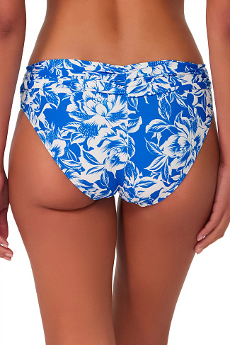 CHELSEA PETALS Unforgettable Shirred Bikini Bottom