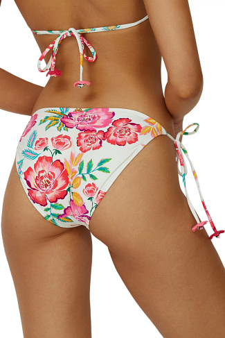 MITA Embroidered Tie Side Hipster Bikini Bottom