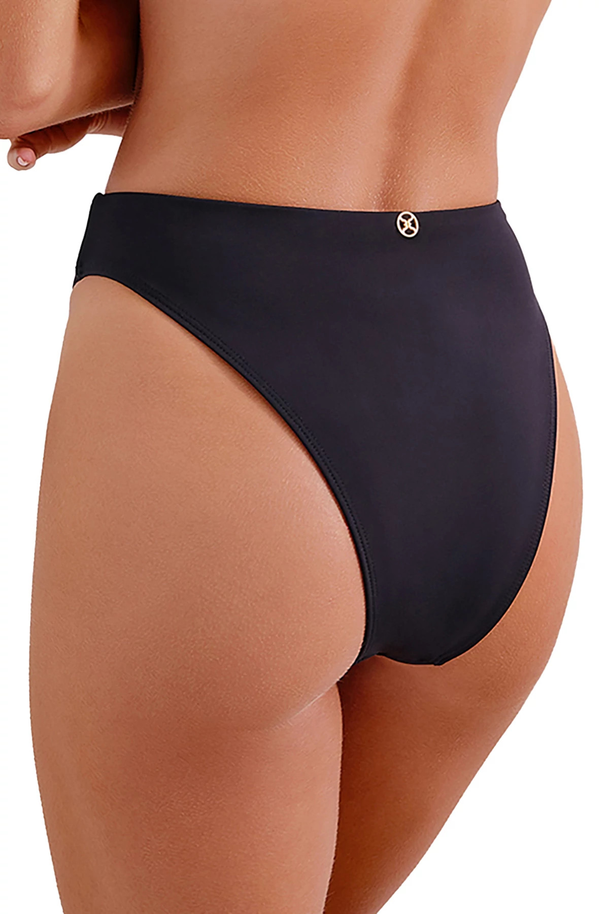 BLACK Nara Hot Pants High Waist Bikini Bottoms image number 2