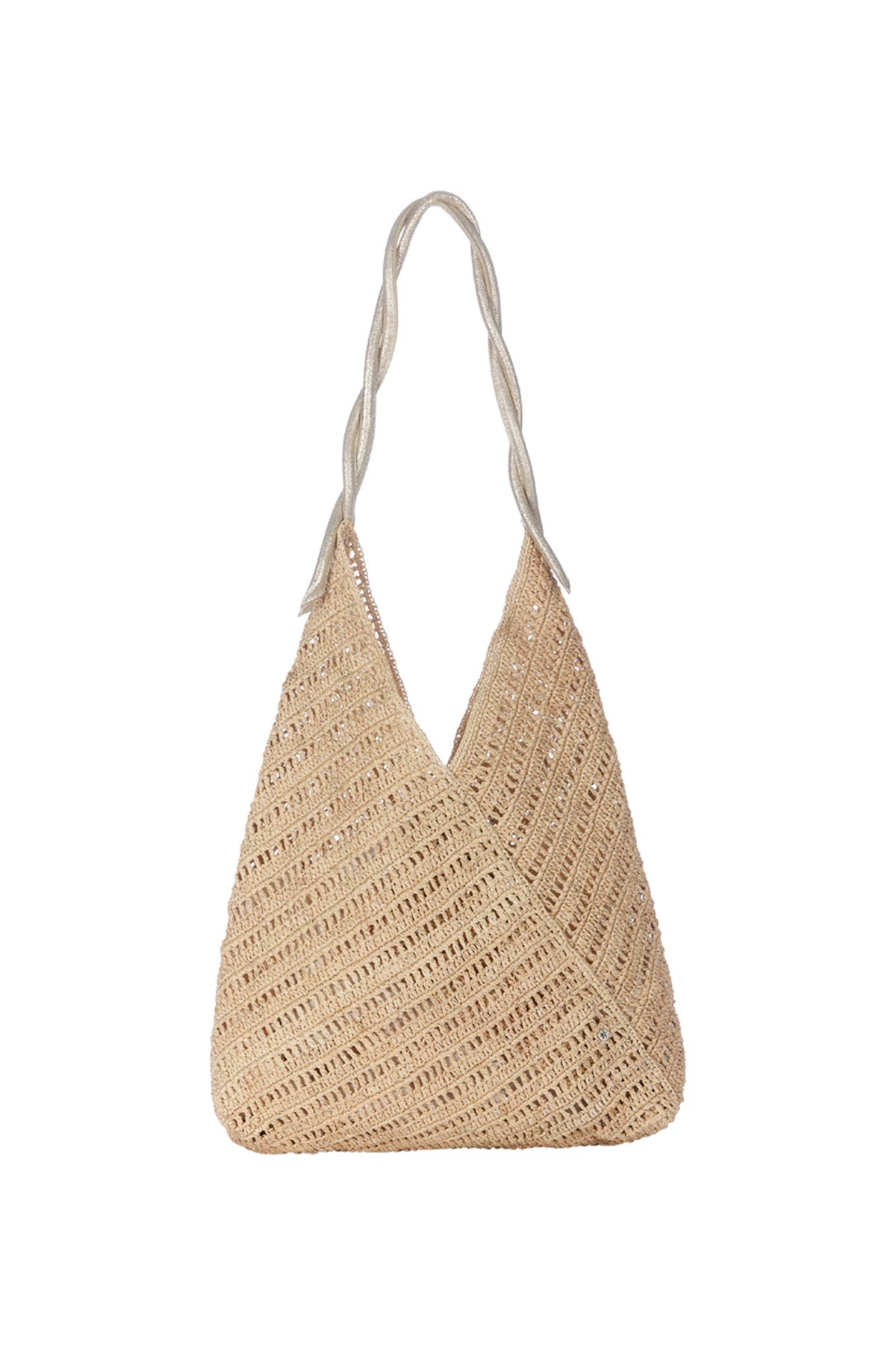 NATURAL/GOLD Panama Lux Tote image number 1