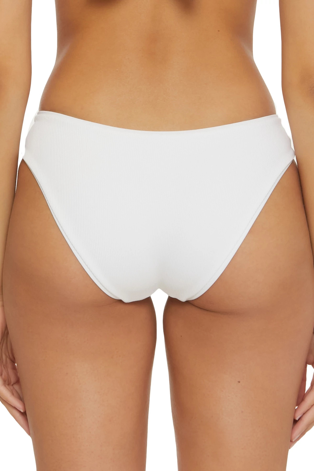 WHITE Gracie Tab Side Hipster Bikini Bottom image number 2
