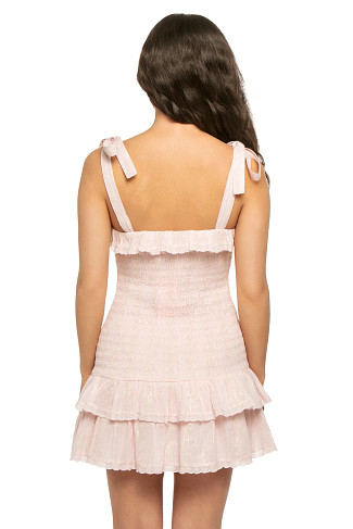 PINK SHIMMER Sherina Mini Dress