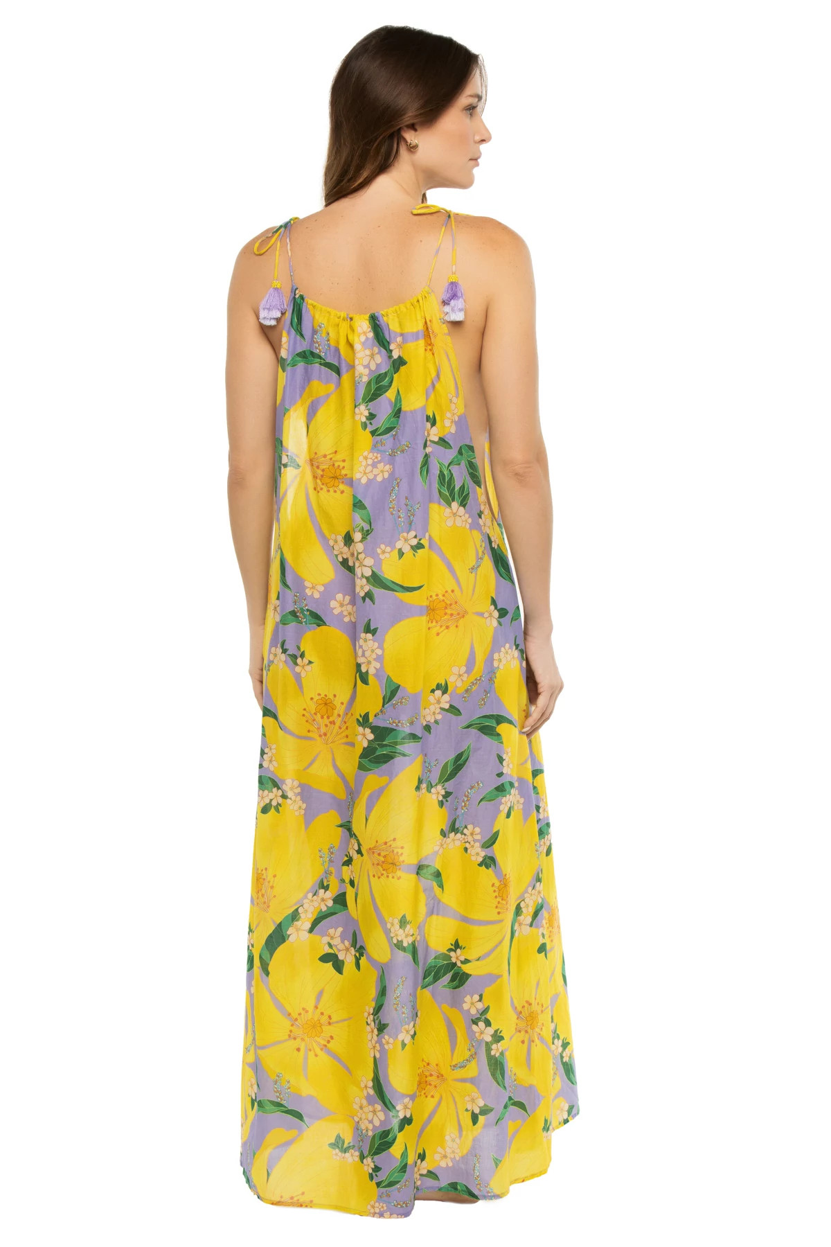 PIETRA FLORAL LILAC Pietra Maxi Dress image number 2