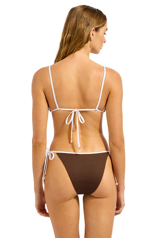 DARK CHOCOLATE Sliding Triangle Bikini Top