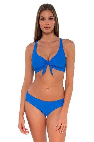 ELECTRIC BLUE Brandi Bralette Bikini Top