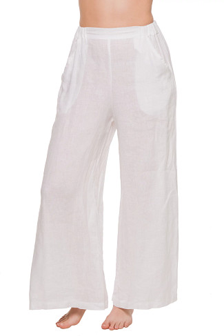 WHITE Wendy Wide Leg Pants