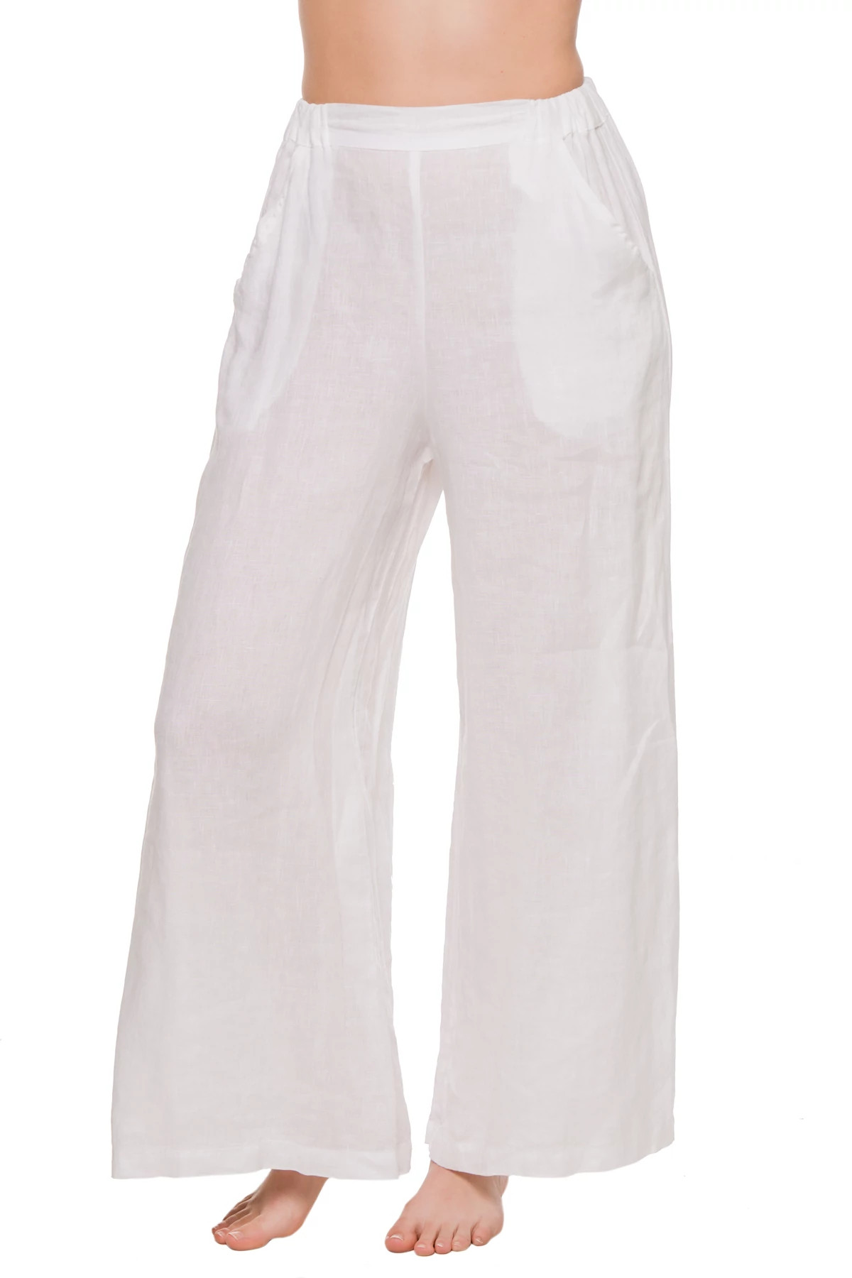 WHITE Wendy Wide Leg Pants image number 1