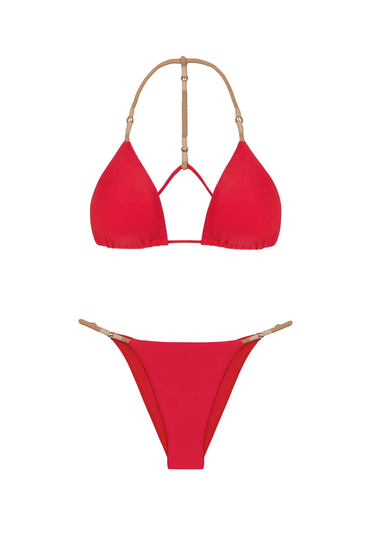 RED POPPY Layla Triangle Bikini Top image number 3