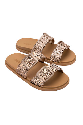 BEIGE/BRONZE Lust Slides