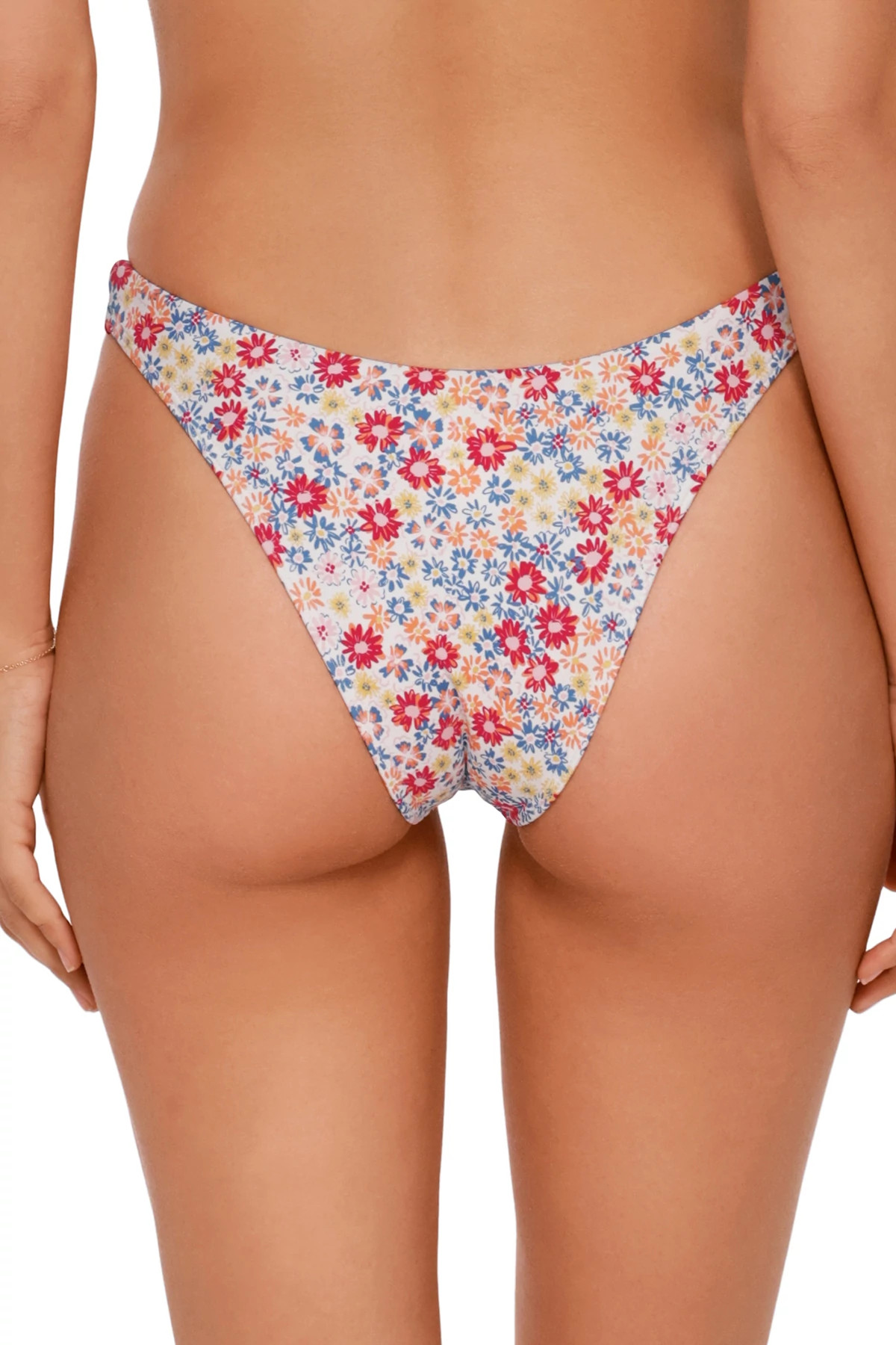 PRAIRIE PETALS Maddie Brazilian Bikini Bottom image number 2