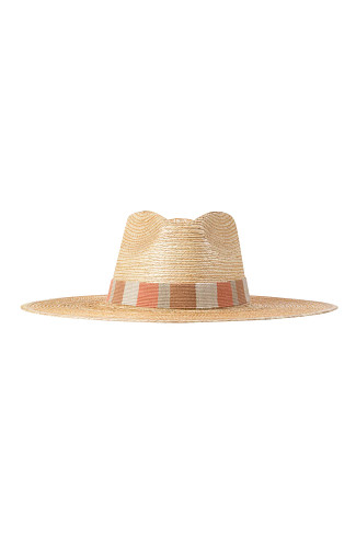 NATURAL Yolanda Palm Panama Hat