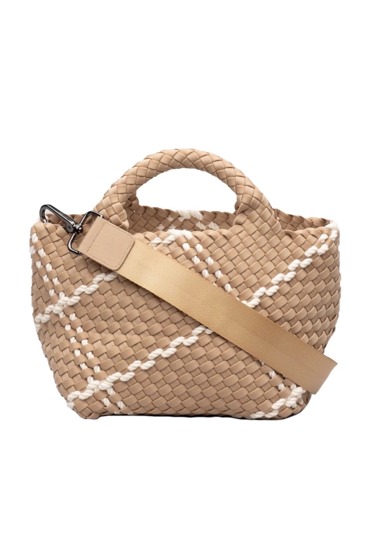 CAMEL Woven Rope Mini Tote image number 1