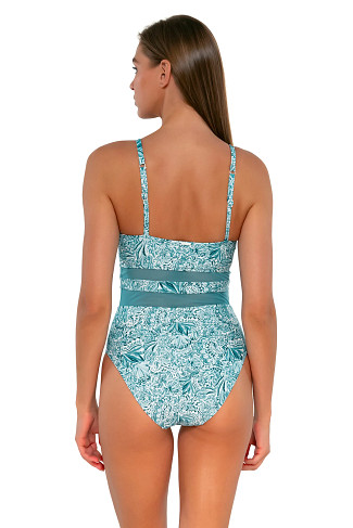 BY THE SEA Alexia Mesh One Piece Swimsuit