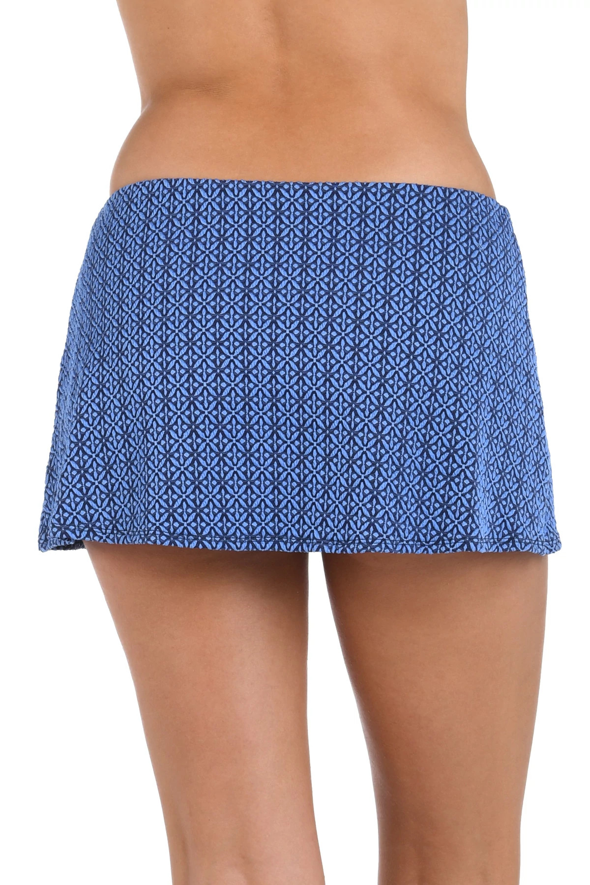 CHAMBRAY Charmed Coast Tunnel Skirted Bikini Bottom image number 2