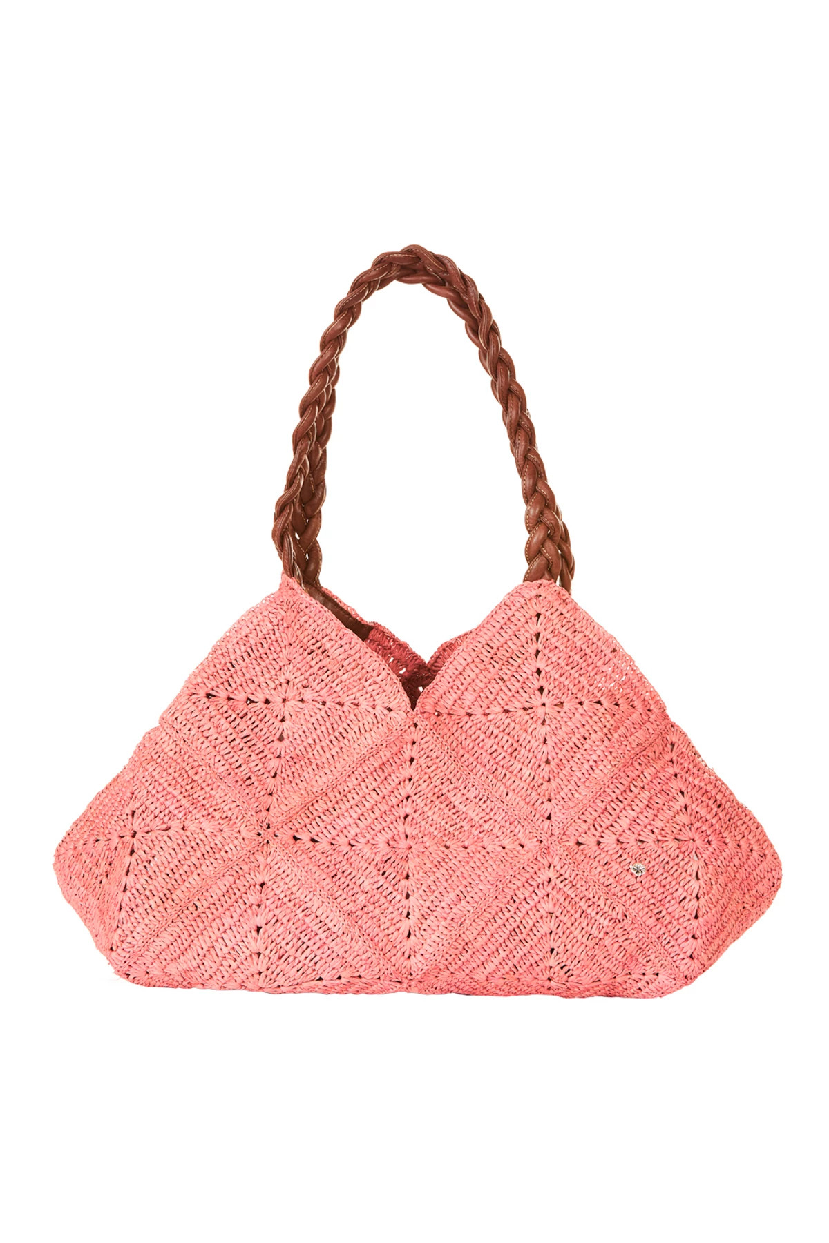 PRIMROSE Foggia Raffia Tote image number 1