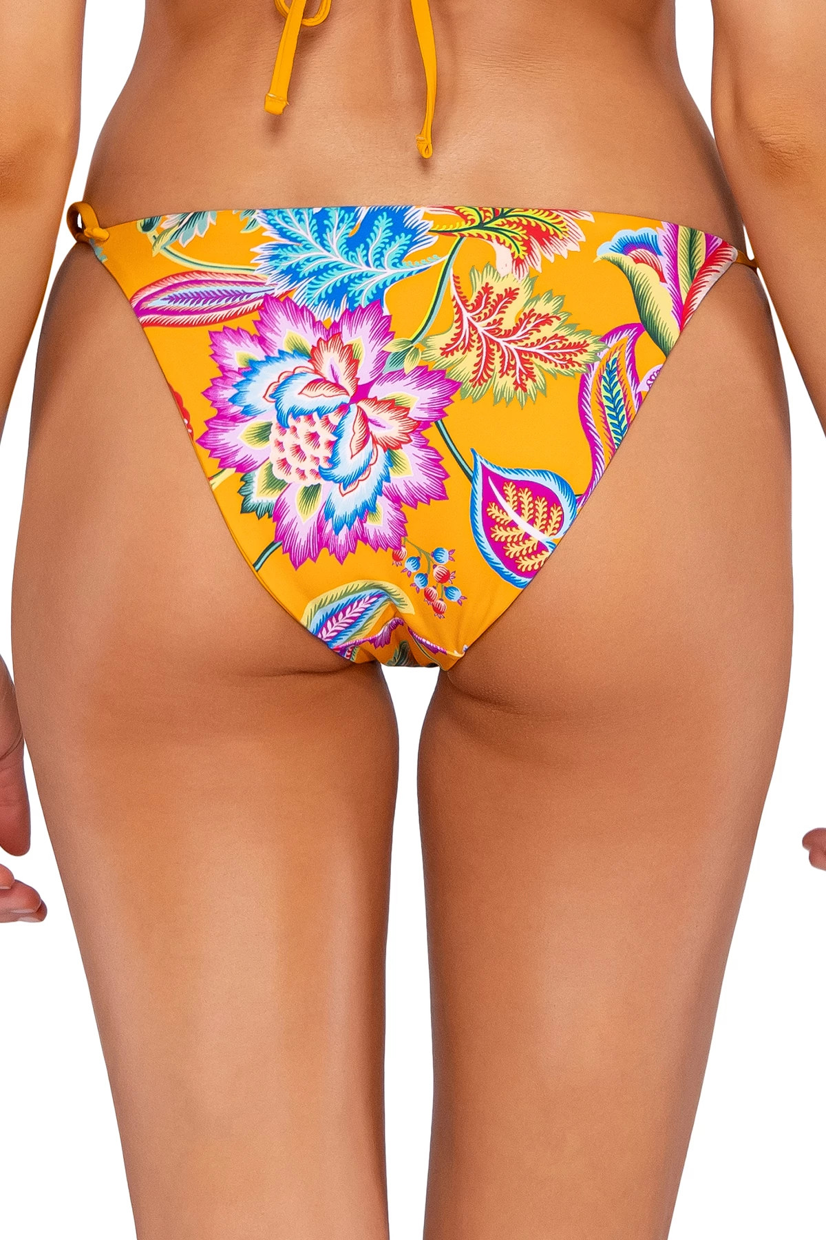 UTOPIA Reversible California Dreamin' Tie Side Bikini Bottom image number 3