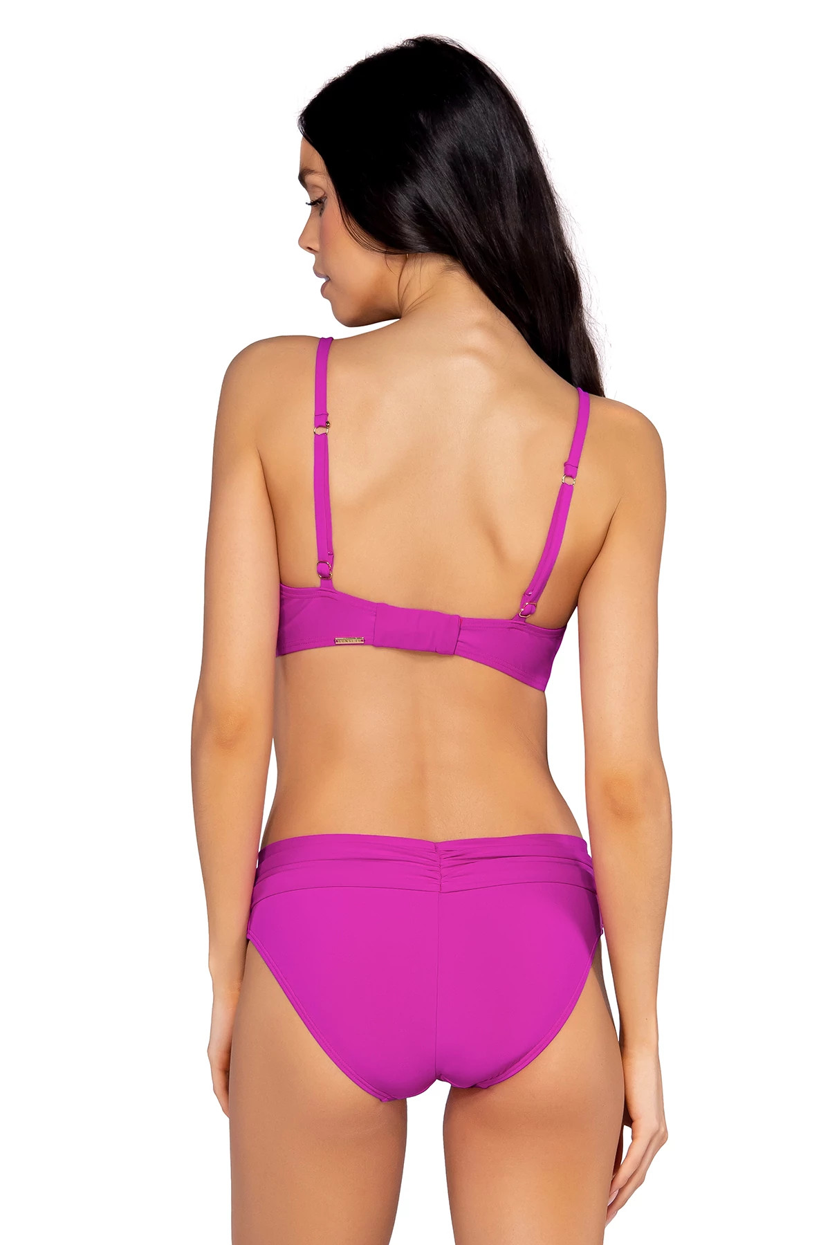 WILD ORCHID Kauai Keyhole Underwire Bikini Top (E-H Cup) image number 2