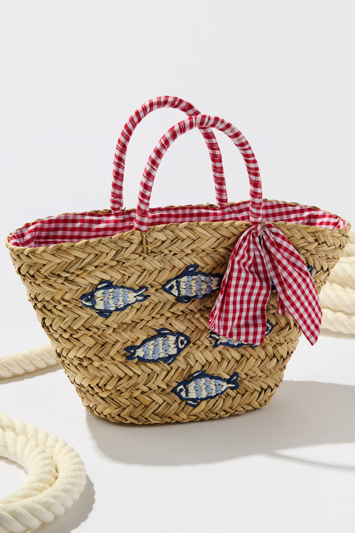 NATURAL Marseille Seagrass Tote image number 2