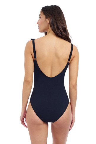 BLACK Lola Lazer Ruffle One Piece