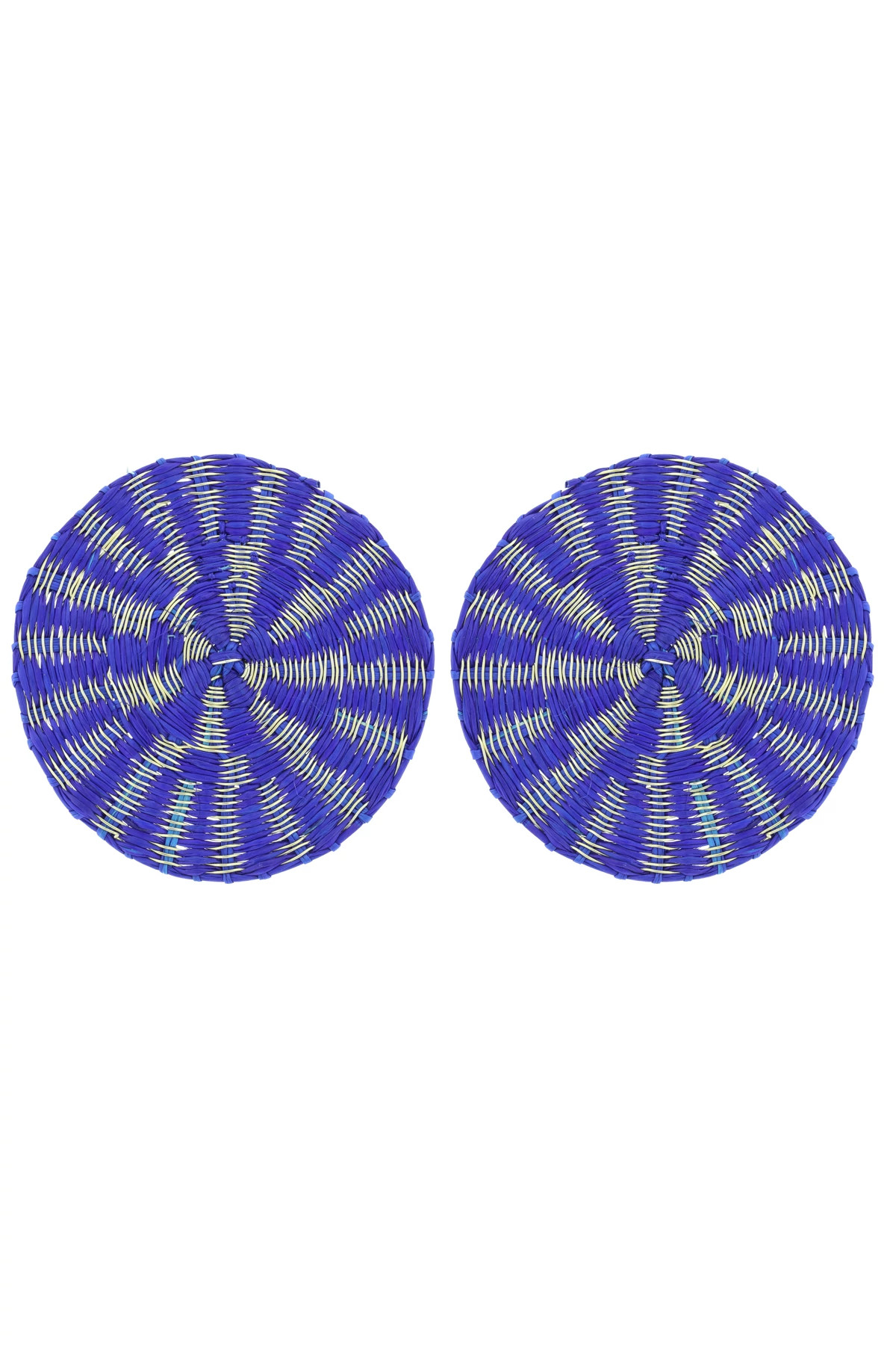 BLUE Blue Ka'i Petite Circle Earrings image number 1