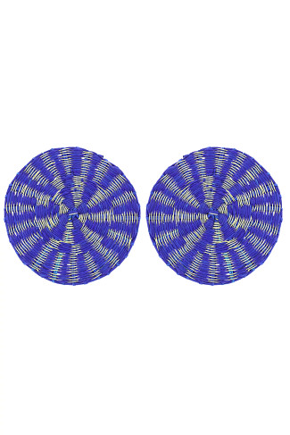 BLUE Blue Ka'i Petite Circle Earrings