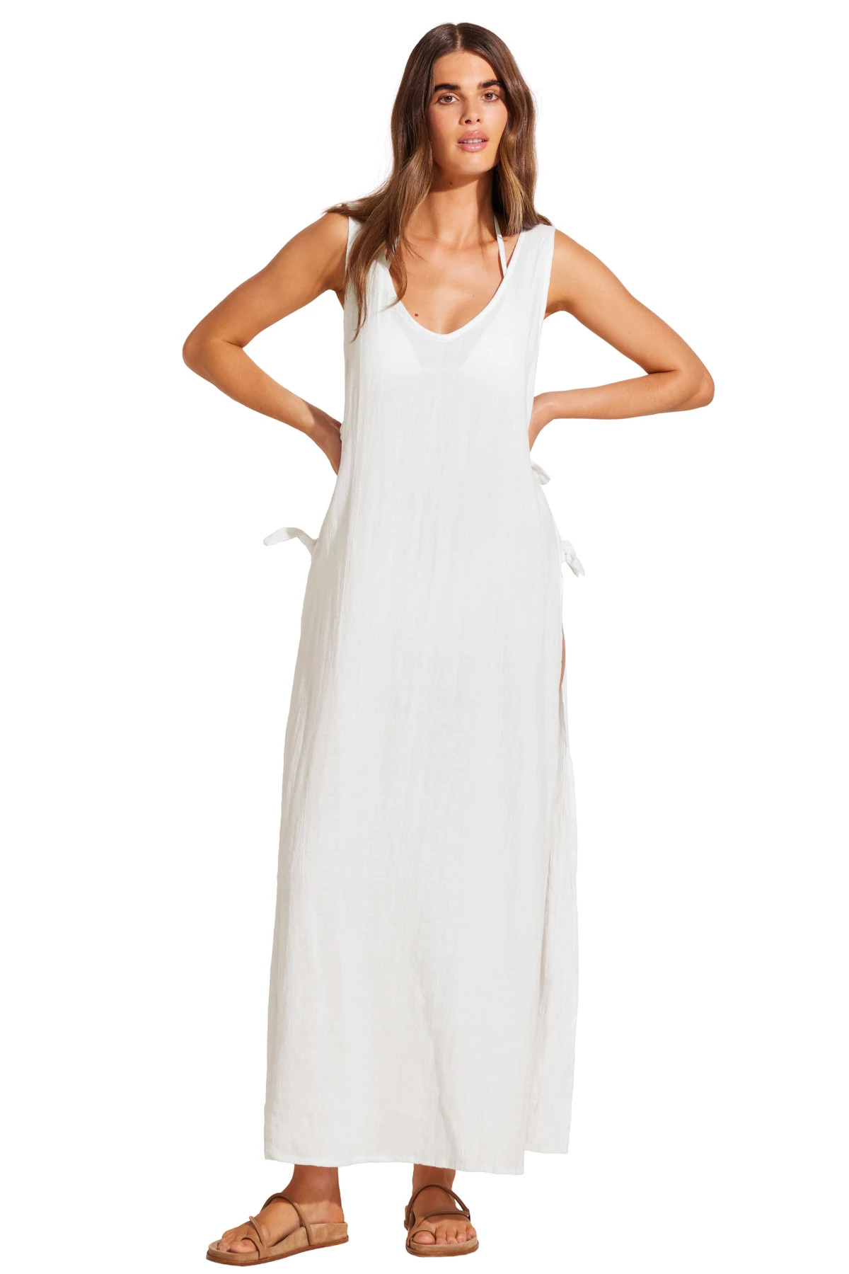 WHITE Riviera Maxi Dress image number 1