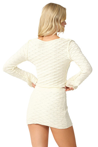 CREAM Florence Cotton Knit Crop Top