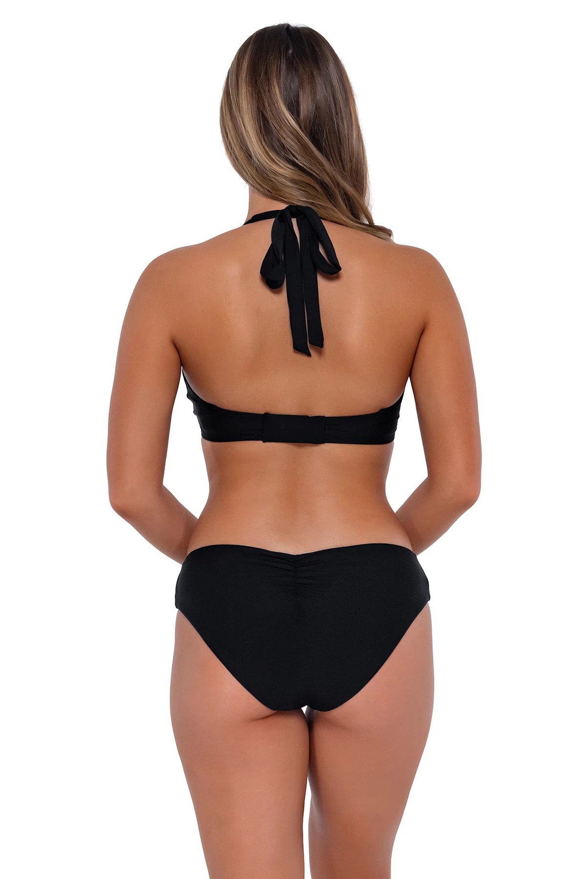 BLACK Vienna V-Wire Bikini Top (D+ Cup) image number 4