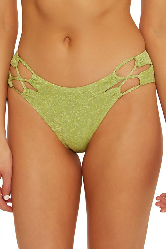 GREEN APPLE Maui Tab Side Hipster Bikini Bottom