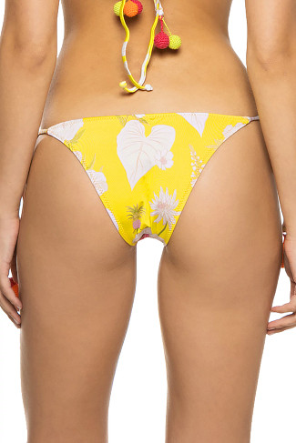 NEON GARDEN Neon Garden Tie Side Brazilian Bikini Bottom