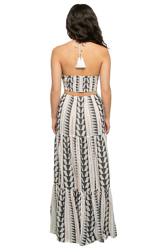 MAGDALENA Halter Maxi Dress
