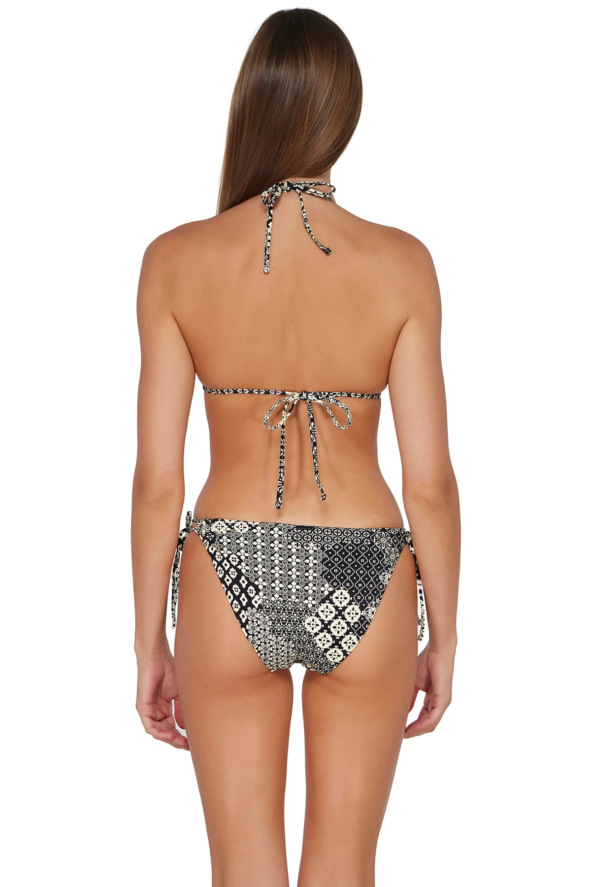 VENICE SEAGRASS TEXTURE Laney Triangle Bikini Top image number 2