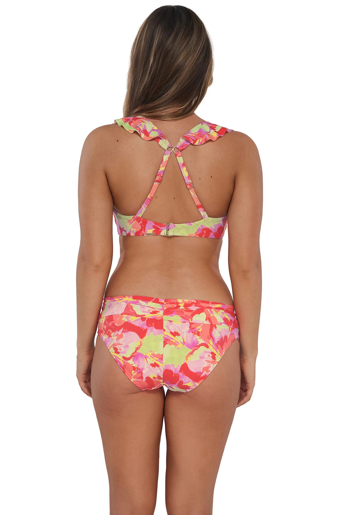 BUTTERFLY BEACH Willa Wireless Bralette Bikini Top (D+ Cup) image number 2