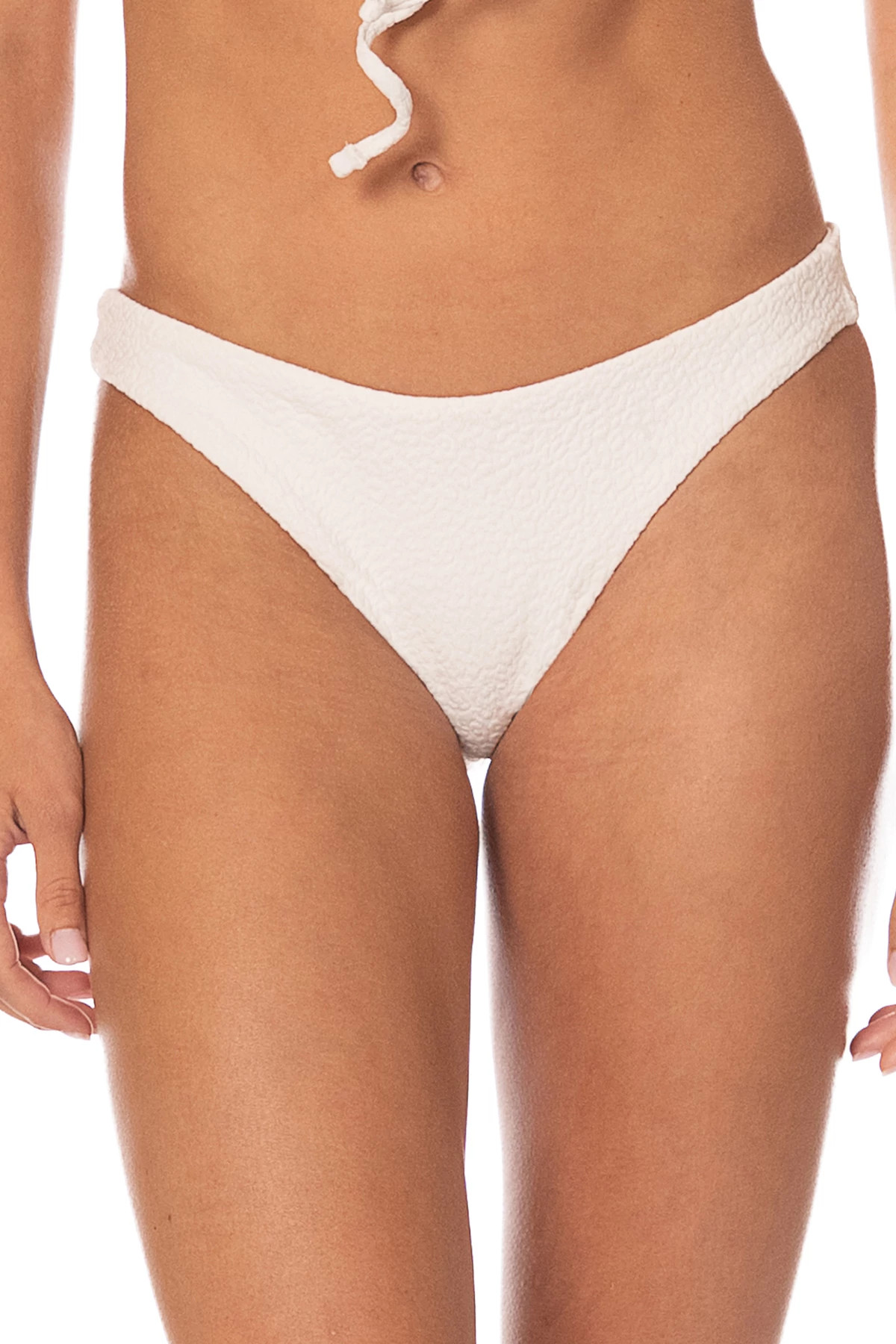 WHITE Sublimity Textured Hipster Bottom image number 1