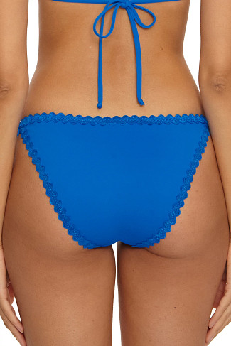 TRUE BLUE Bella Scalloped String Bikini Bottom