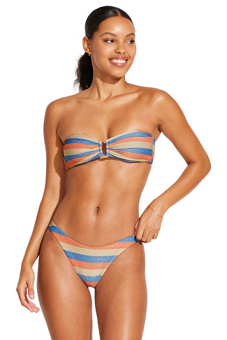 SUMMER METALLIC Astrid Bandeau Bikini Top