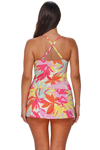 TROPICOLOR CREPE Sienna Crossback Swimdress