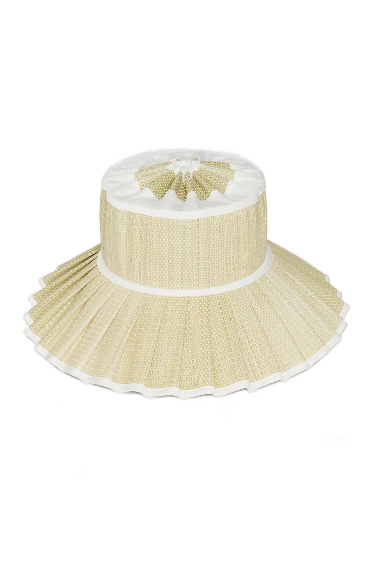 YACHT Capri Pleated Brim Packable Sun Hat image number 2