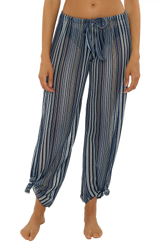 LAPIS/MULTI Seaside Split Leg Pants