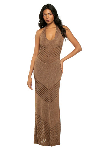 TRUFFLE Roma Halter Maxi Dress
