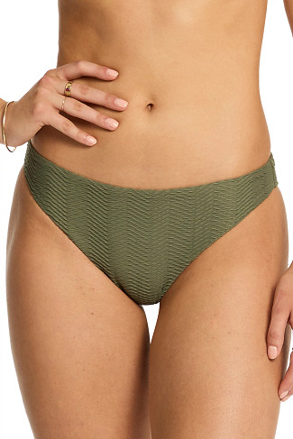 KHAKI Caracus Hipster Bikini Bottom
