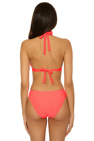 DRAGON FIRE Keira Halter Banded Bikini Top