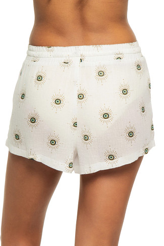 WHITE EVIL EYE Evil Eye Shorts