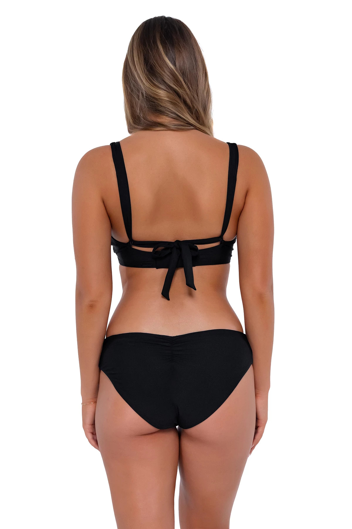 BLACK Vienna V-Wire Bikini Top (D+ Cup) image number 2