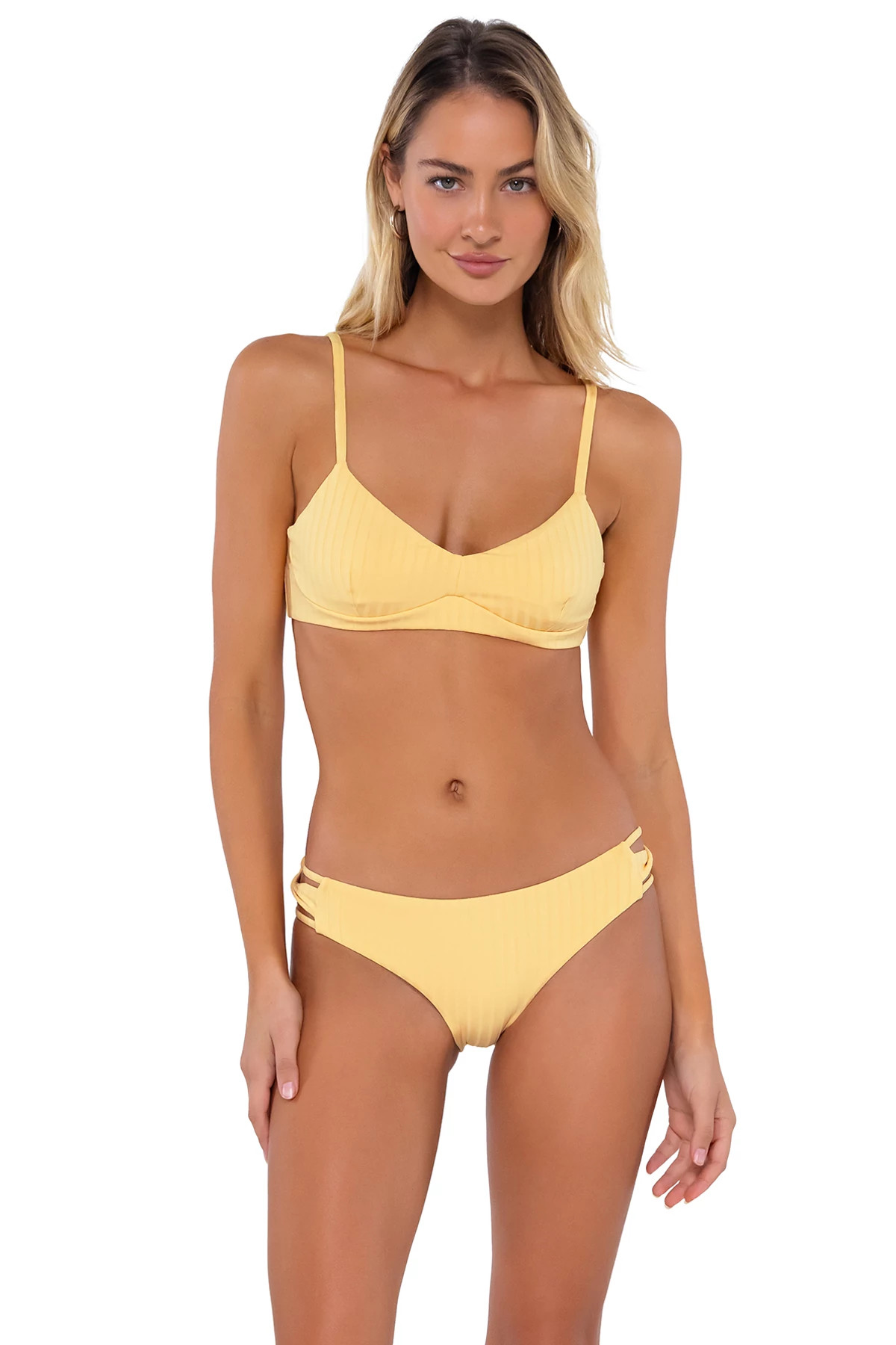 Recycled Rib Fuller Bust Underwire Bikini Top