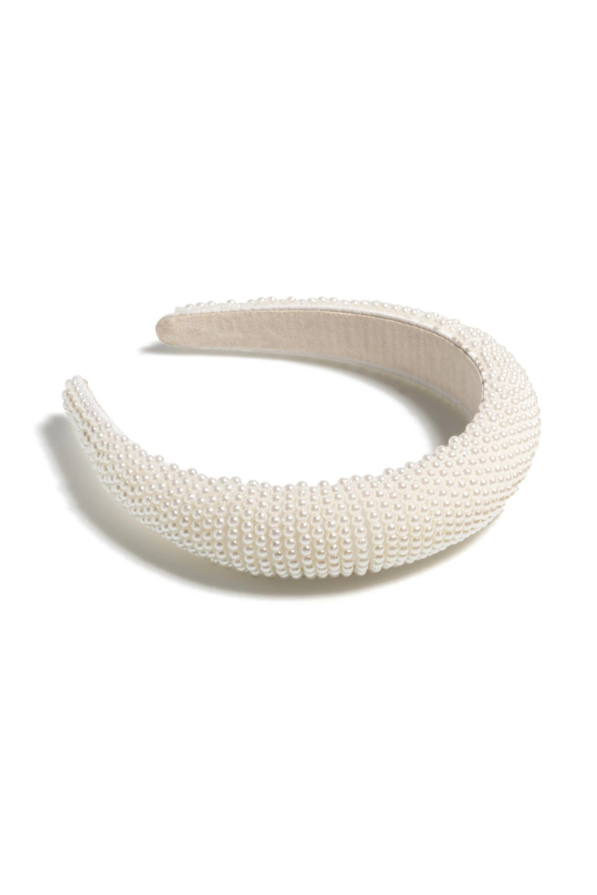 WHITE Pearl Headband image number 1
