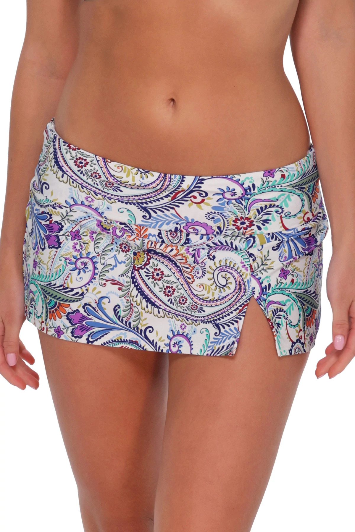 TIDE POOL TWIST Allison Swim Skirt image number 2