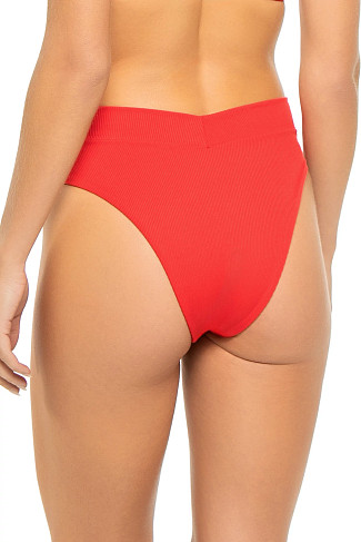 FLAME Lido Banded High Waist Bikini Bottom